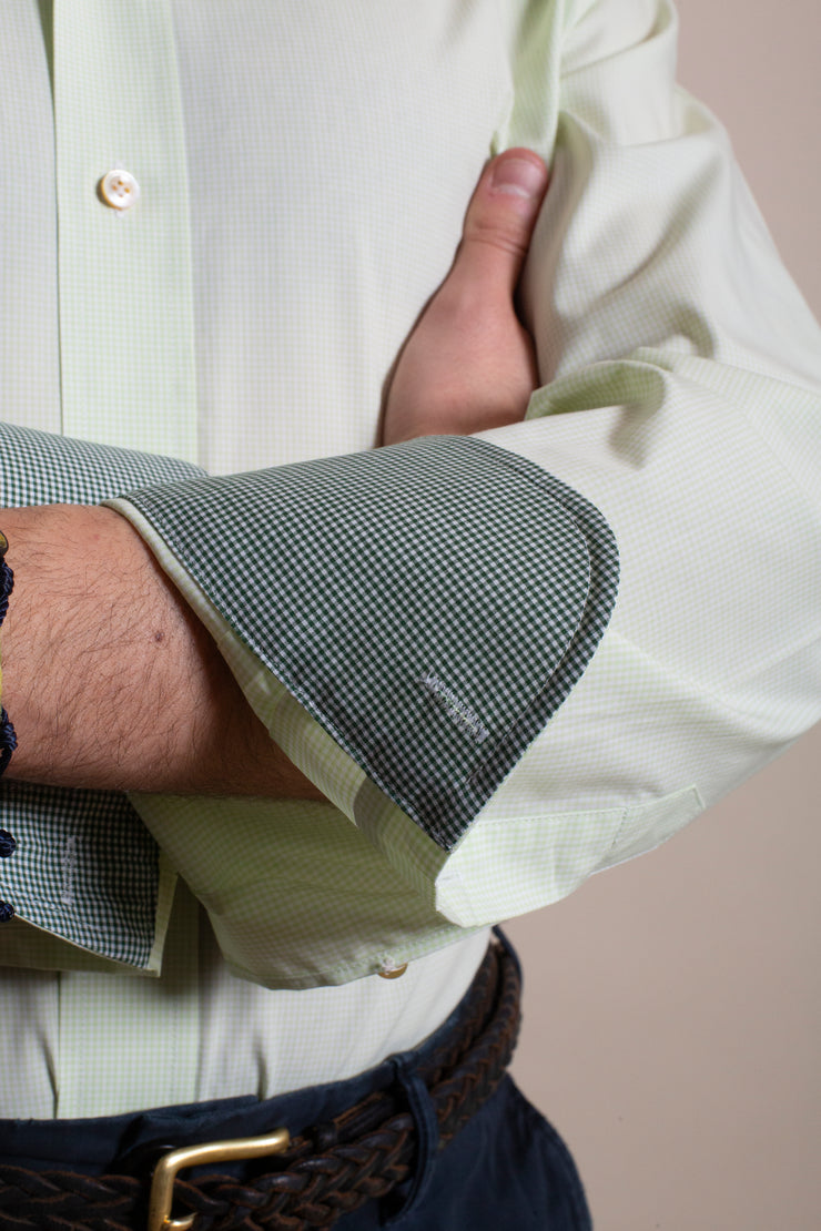 Light Green Gingham Shirt