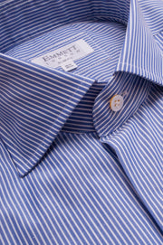 Blue Fine Striped Shirt