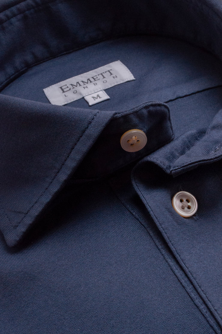 Blue Short Sleeve Polo