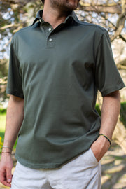 Green Short Sleeve Polo