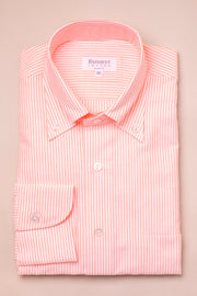 Orange Striped Button Down