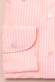 Orange Striped Button Down