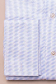 Soft Blue Textured Shirt