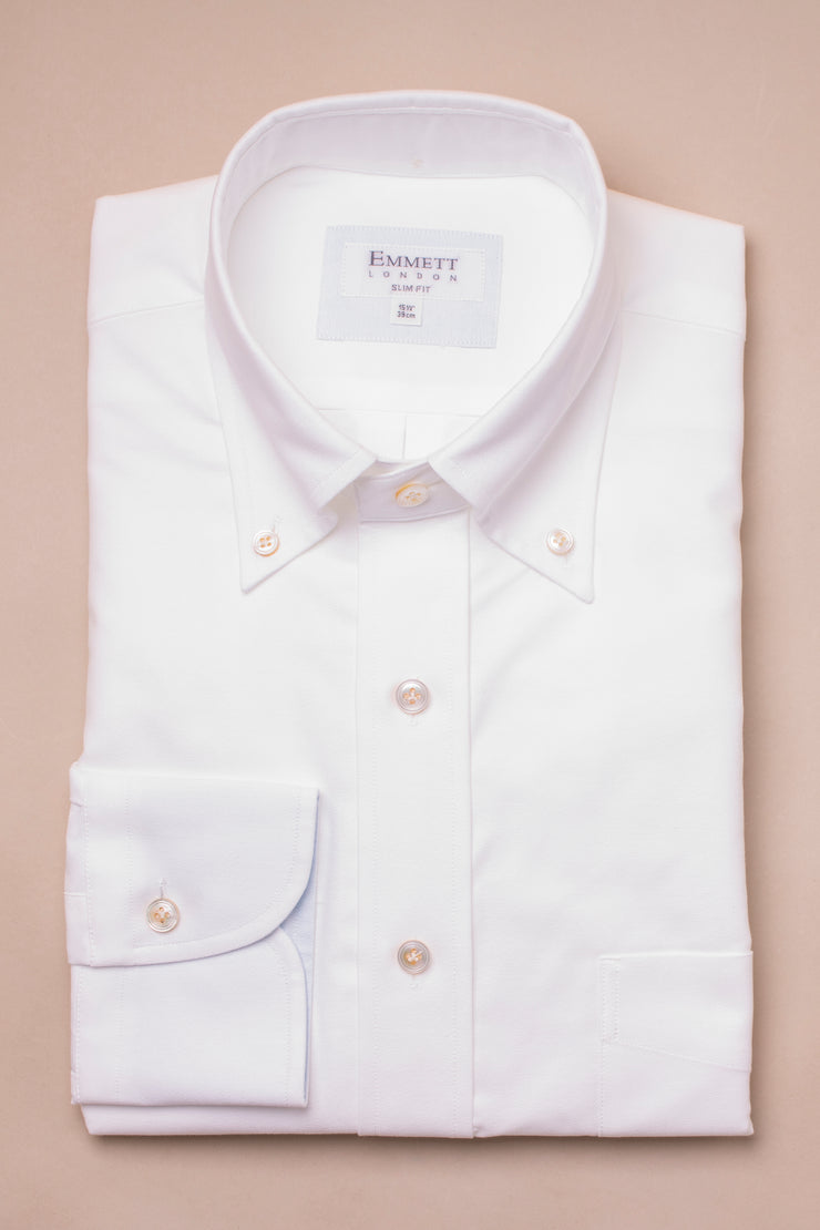 White Oxford Button Down Shirt