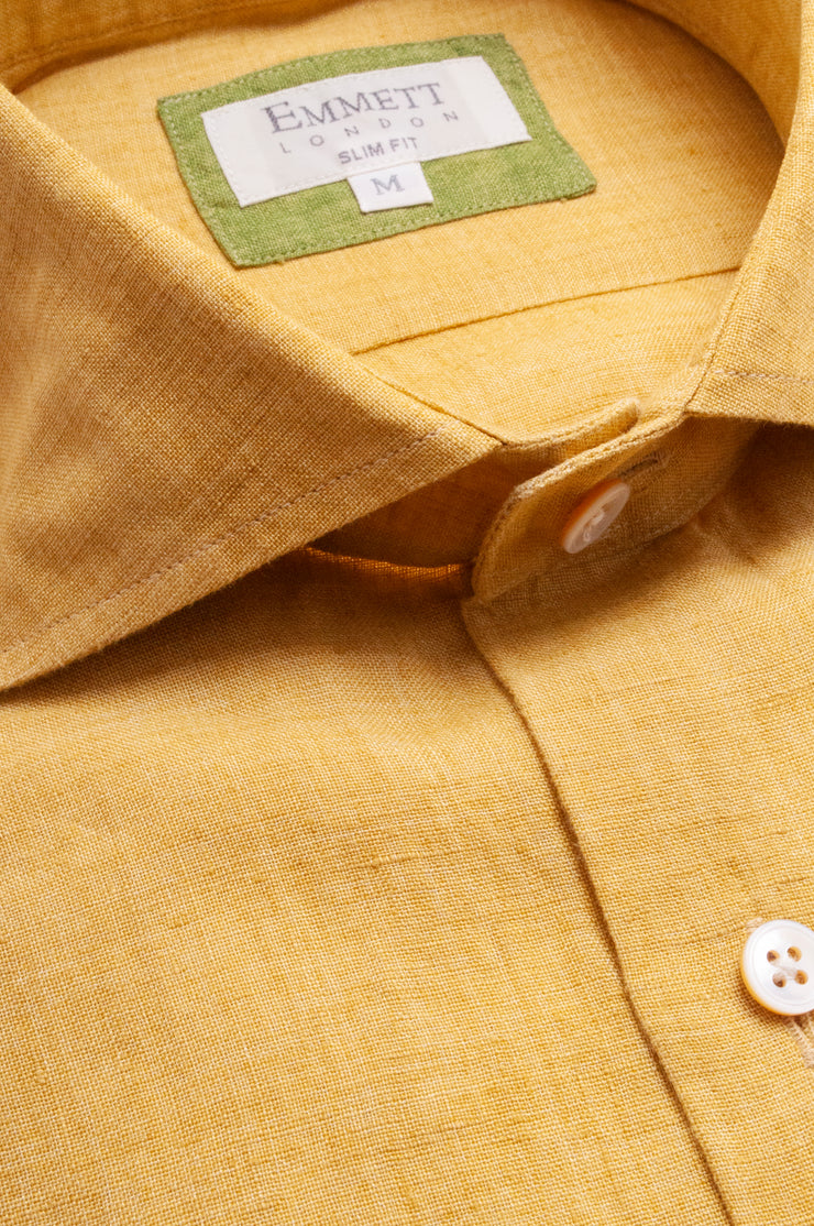 Yellow Linen Shirt