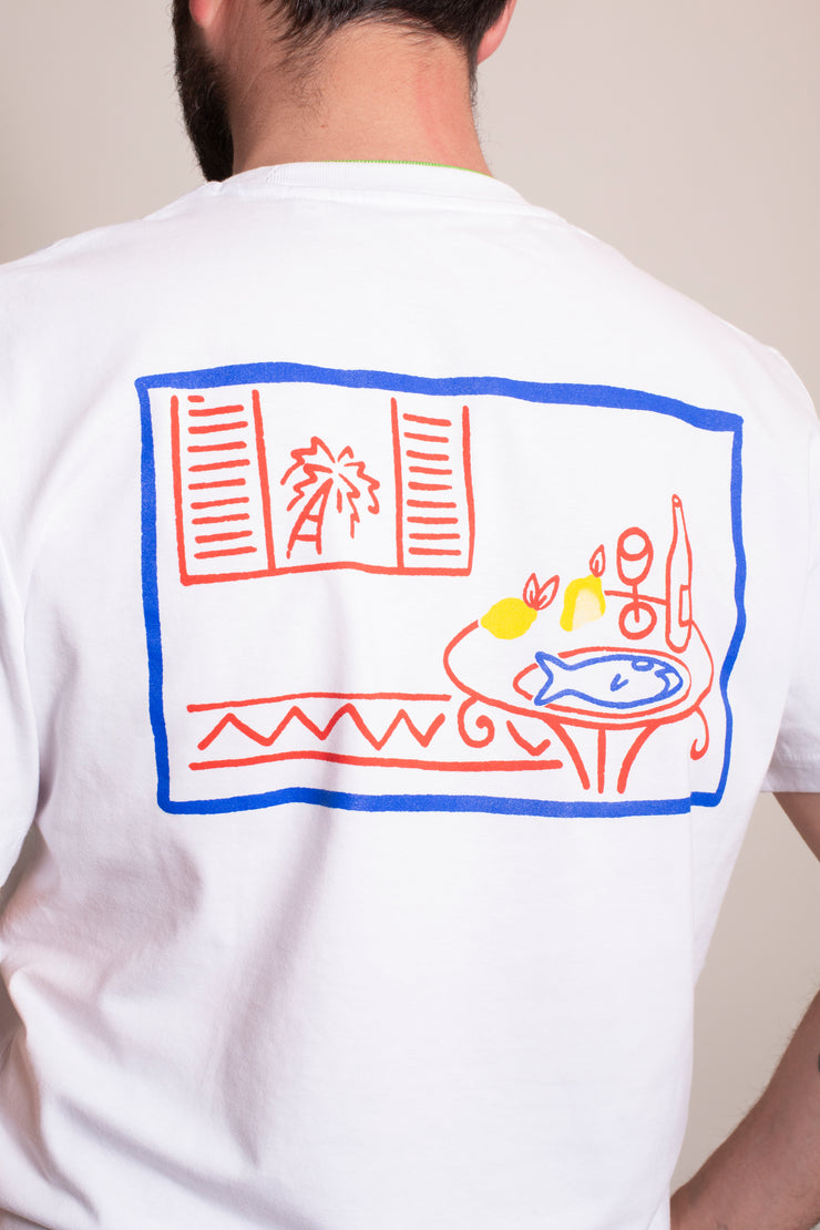 Fish Printed T Shirt