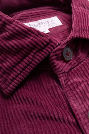 Burgundy Wide Cord Shirt