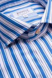 Triple Blue Striped Shirt