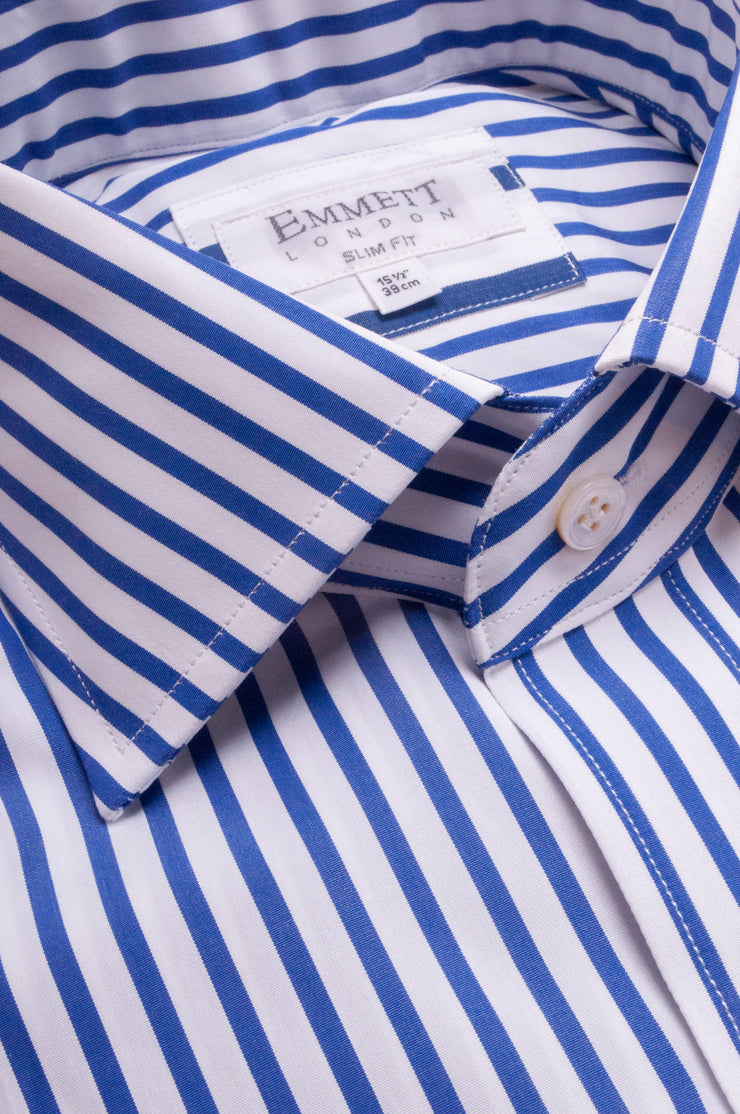 Fine Poplin Striped Shirt