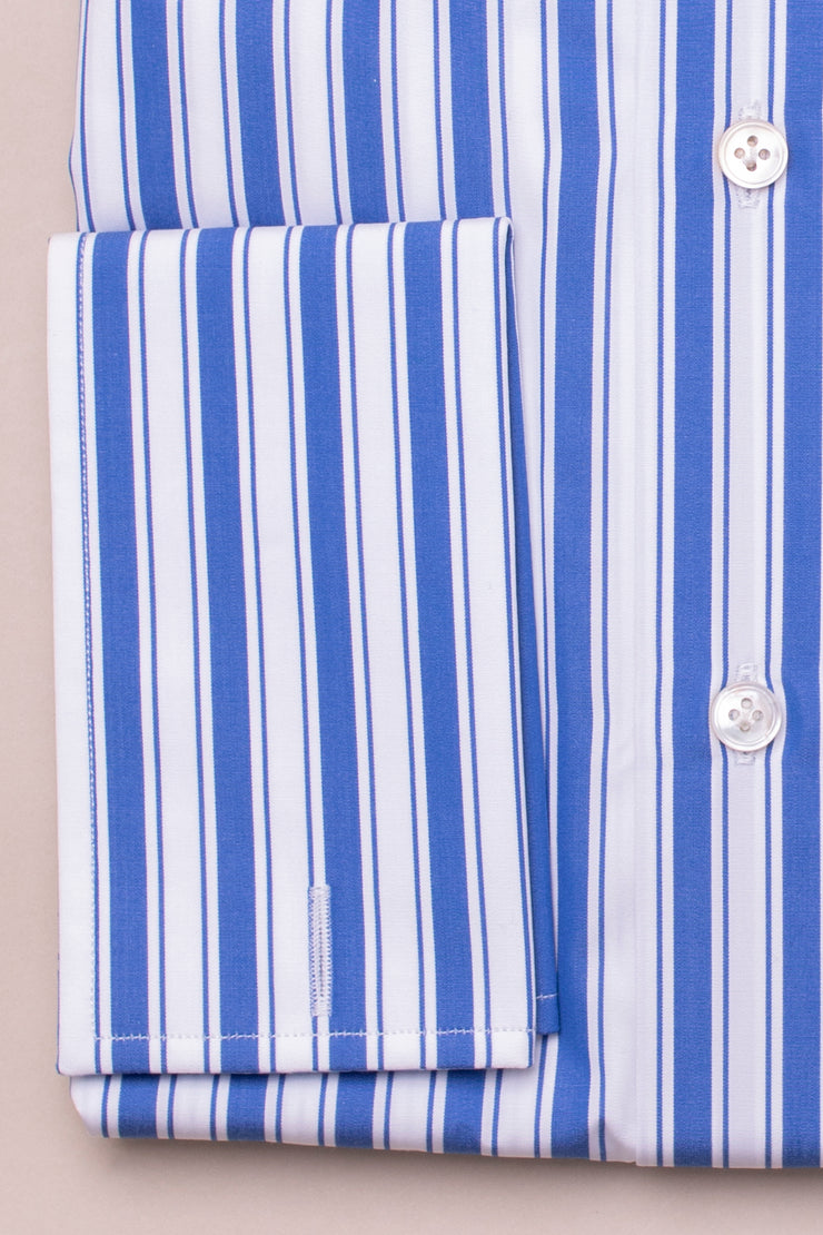 Triple Blue Striped Shirt