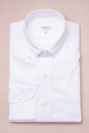 White Twill Button Down Shirt