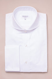 White Twill Cut Away DC Shirt