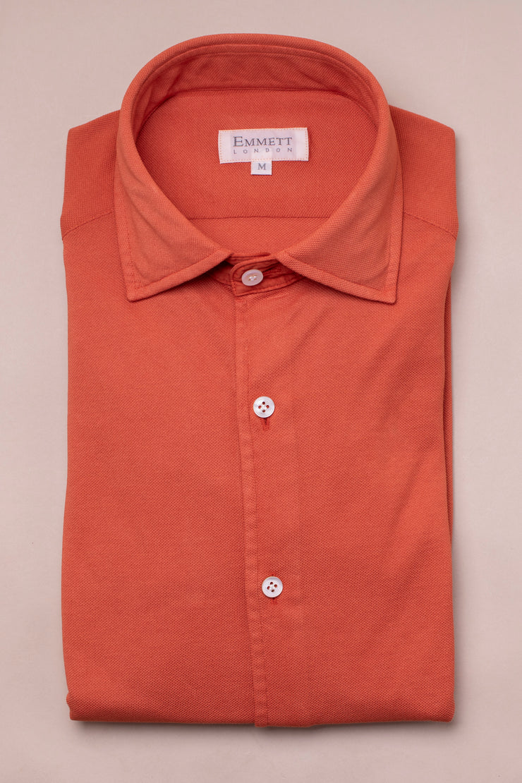 Burnt Orange Polo Shirt