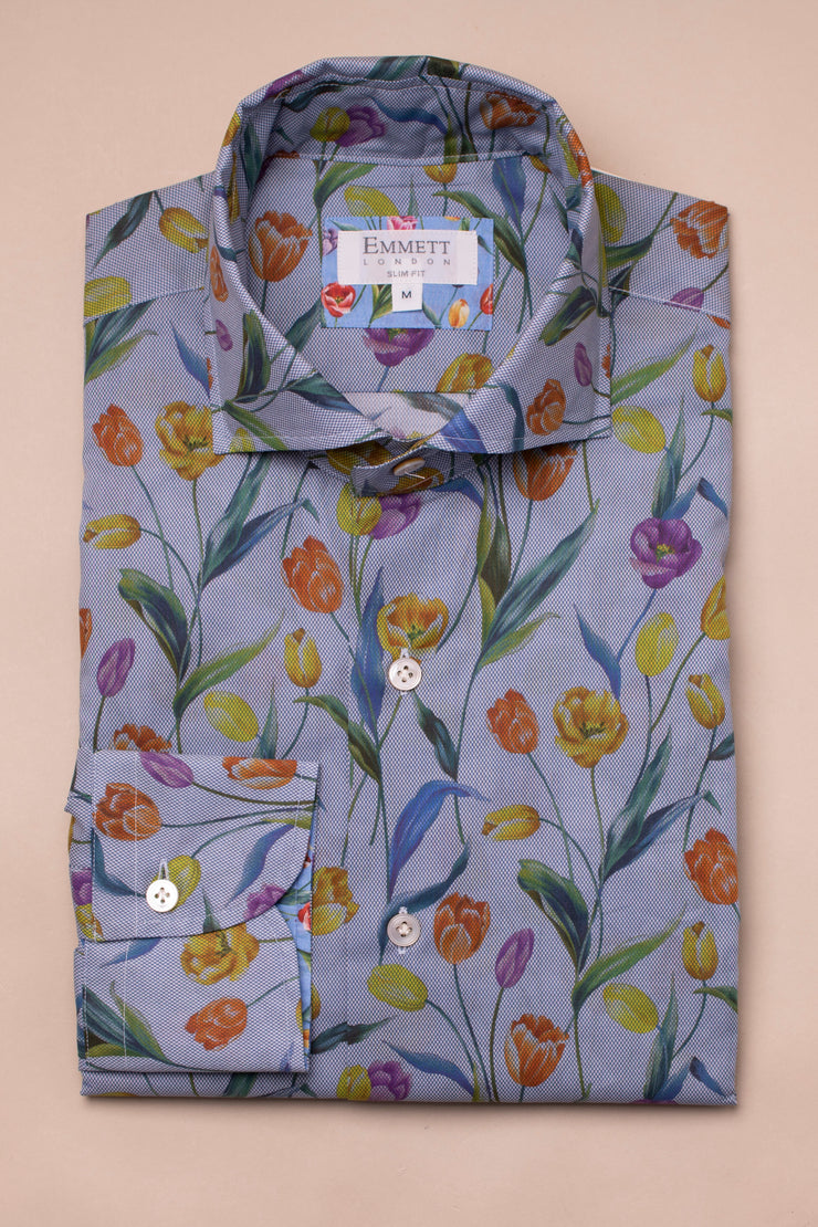 Colourful Floral Printed Shirt