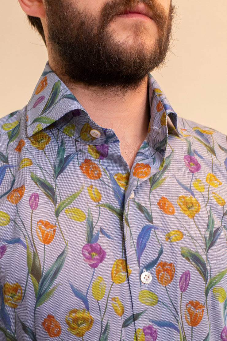 Colourful Floral Printed Shirt
