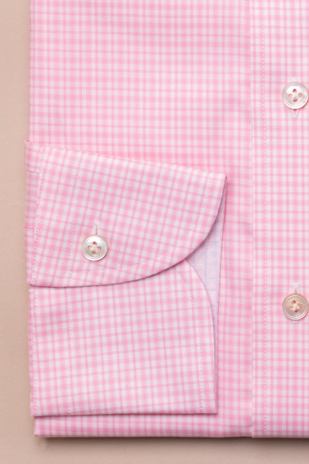 Fine Pink Check Shirt – Emmett London