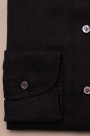 Black Linen Shirt