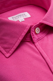 Cherry Pink Pique Polo Shirt