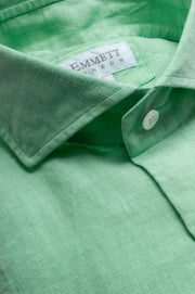 Lime Green Linen Shirt