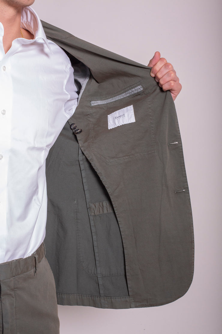 Dark Green  Cotton Jacket