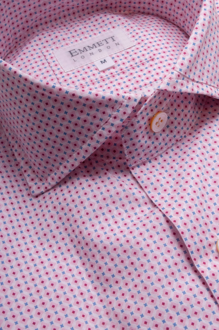 Pink And Blue Dots Shirt