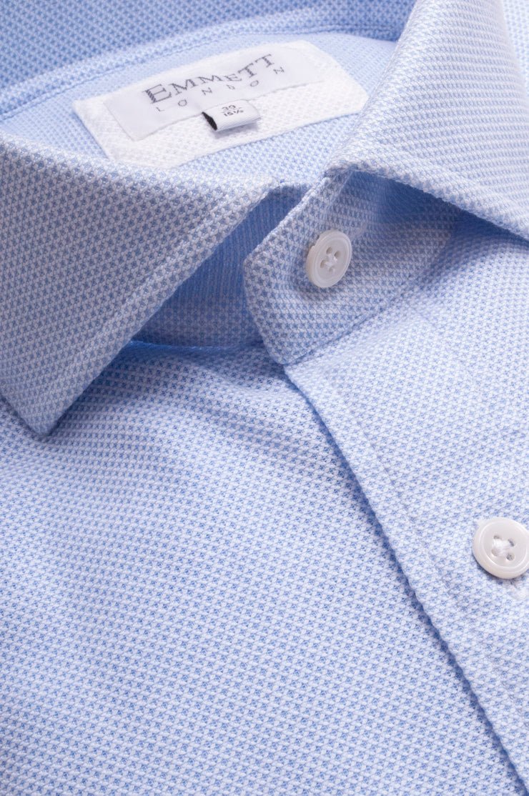 Blue Airtex Shirt