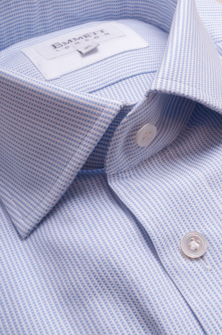 Blue Royal Textured Shirt