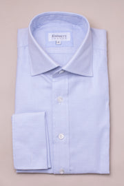 Bold Blue Textured Shirt