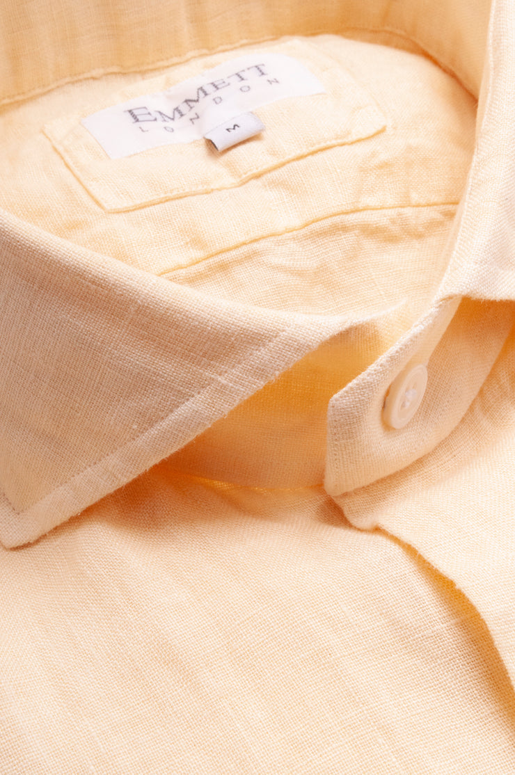 Yellow Linen Shirt