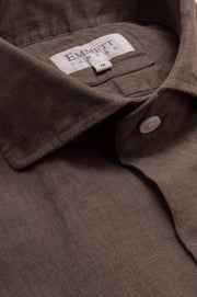 Forest Green Linen Shirt