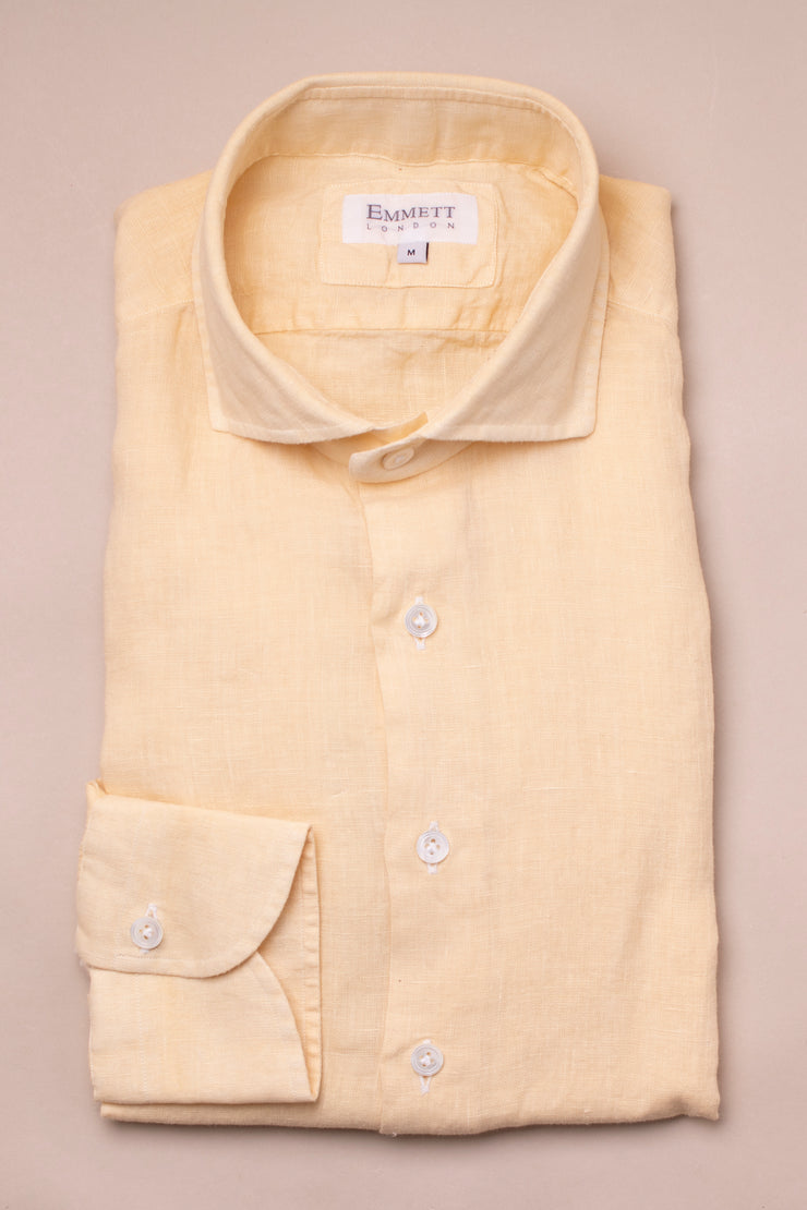 Yellow Linen Shirt