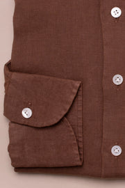 Sahara Brown Linen Shirt