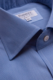 Blue On Blue Fine Striped Shirt