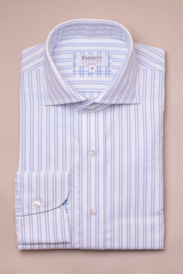 Double Striped Soft Oxford Shirt