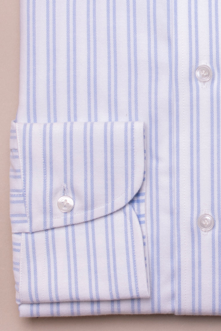 Double Striped Soft Oxford Shirt