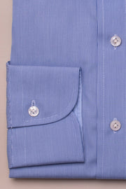 Blue On Blue Fine Striped Shirt