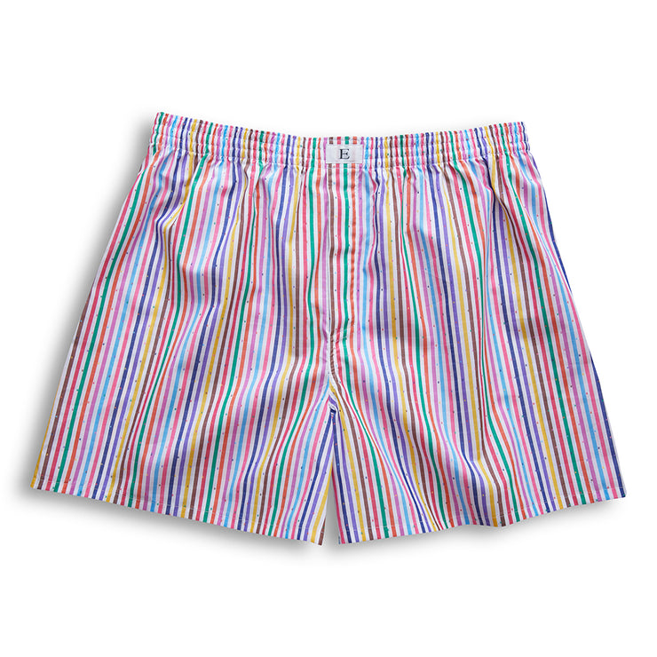 Multicolour Stripe Boxer Shorts