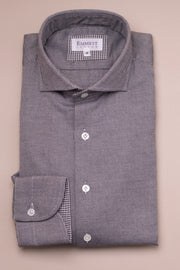 Dark Textured Black And White Shirt