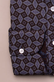 Geometric Brushed Cotton Shirt