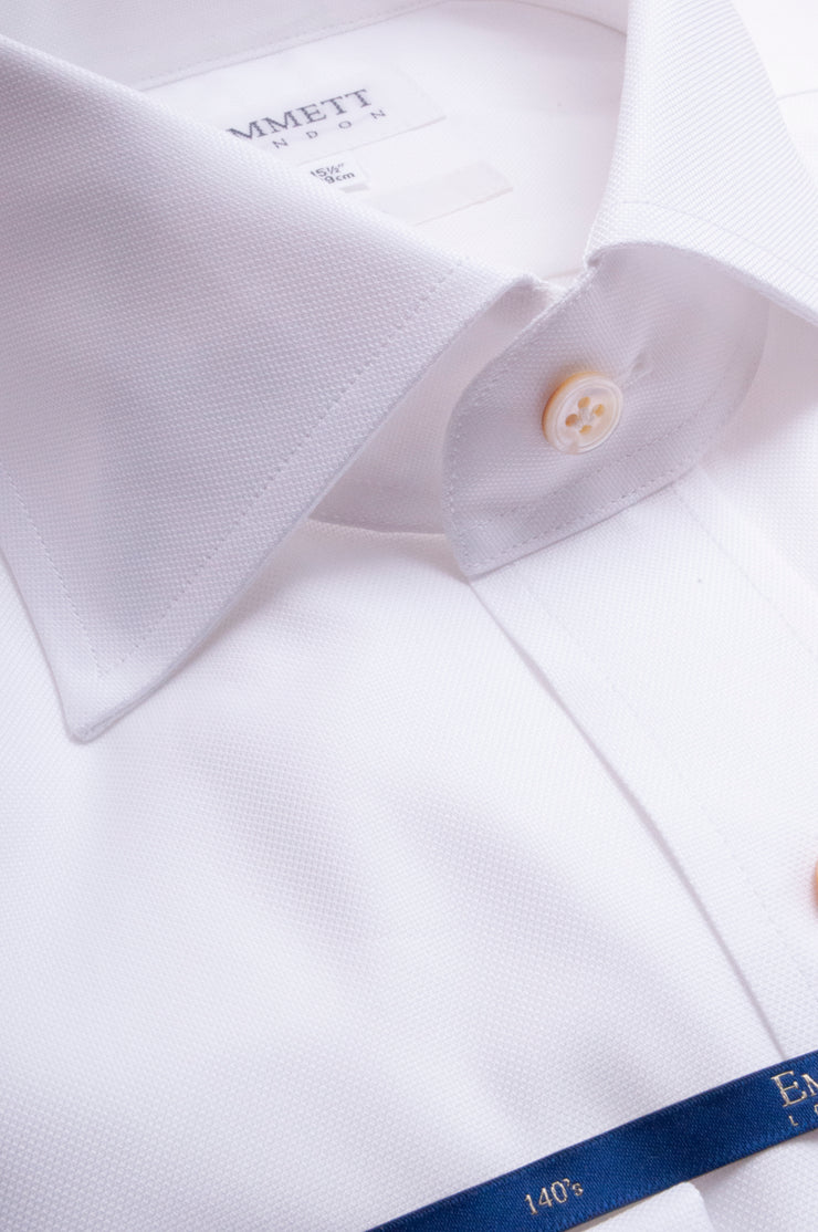 White Oxford 140s Shirt