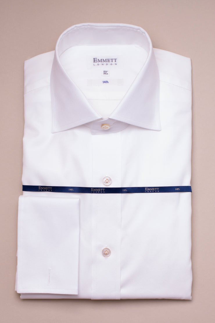 White Oxford 140s Shirt