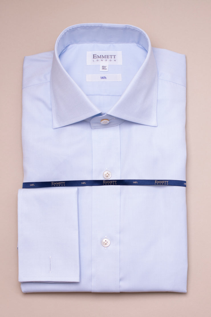 Sky Blue Oxford 140s Shirt
