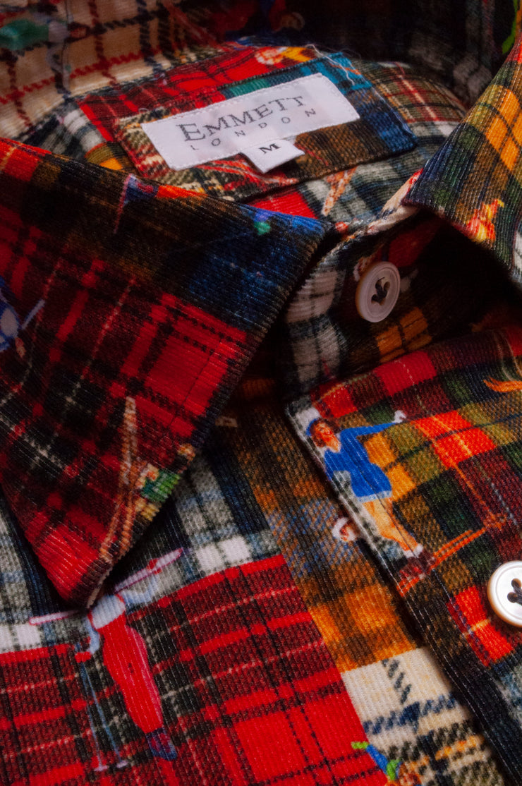 Checked Ski Printed Shirt