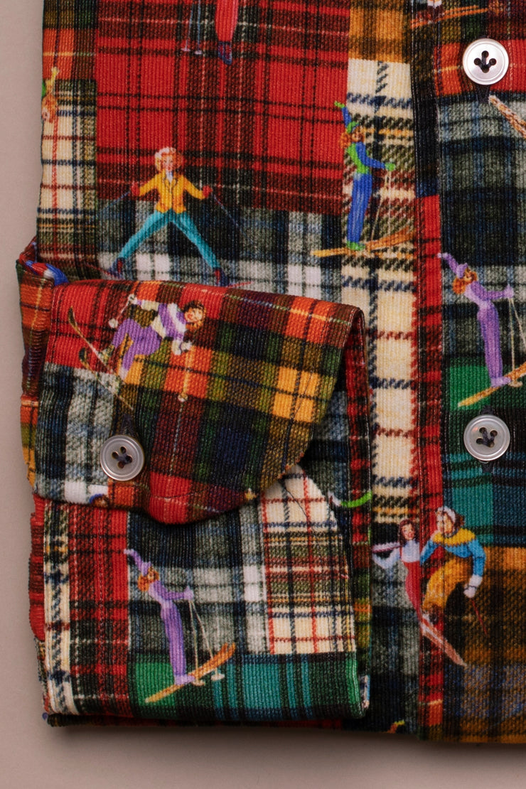 Checked Ski Printed Shirt