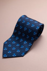 Blue Rose Tie