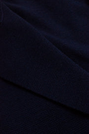 Knitted Merino Wool Navy Jacket