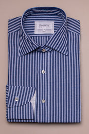 Light Blue Seersucker Stripe Shirt