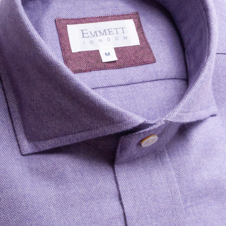 Light Purple Brushed Cotton Shirt
