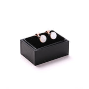 Rose Gold Mother Of Pearl Studs