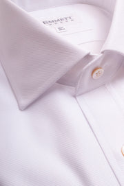 White Panama Weave Shirt